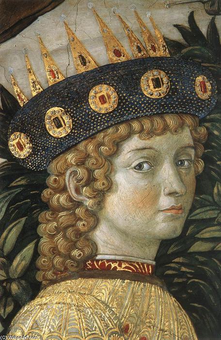 Order Paintings Reproductions Procession of the Youngest King (detail), 1459 by Benozzo Gozzoli (1420-1497, Italy) | ArtsDot.com