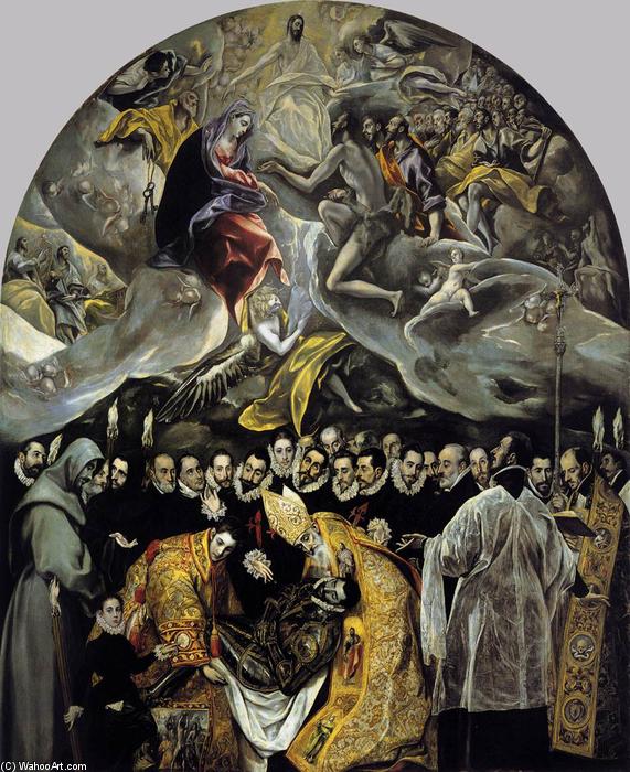 Order Paintings Reproductions The Burial of the Count of Orgaz, 1586 by El Greco (Doménikos Theotokopoulos) (1541-1614, Greece) | ArtsDot.com