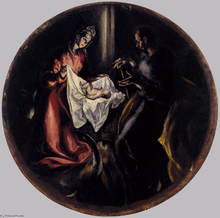 Order Oil Painting Replica The Nativity, 1603 by El Greco (Doménikos Theotokopoulos) (1541-1614, Greece) | ArtsDot.com
