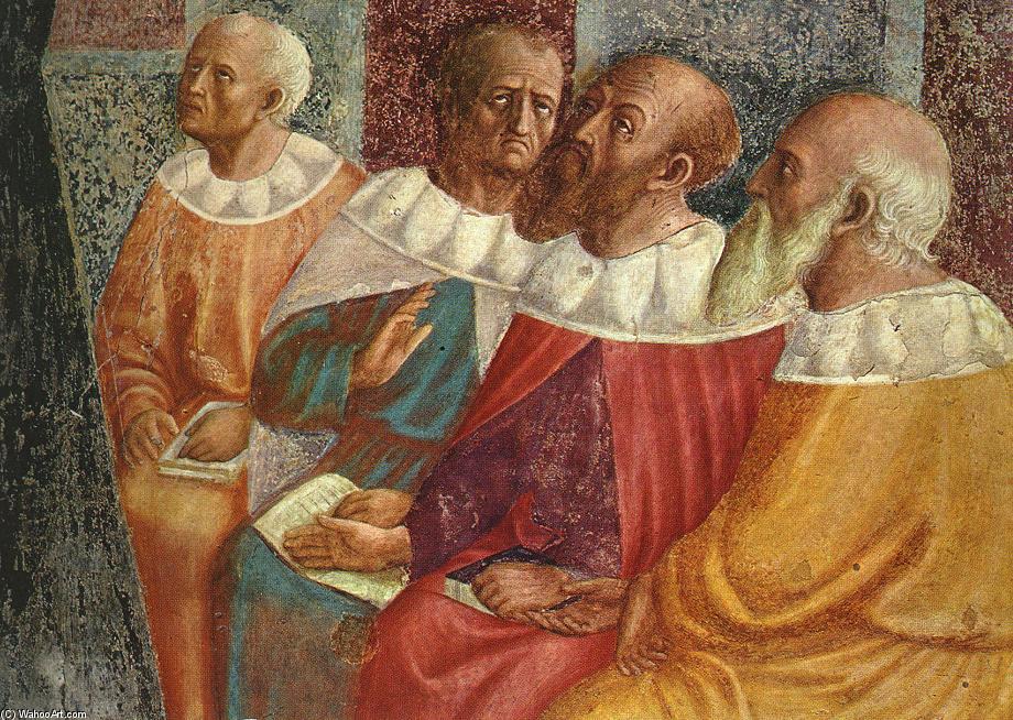 顺序 畫複製 Alexandria哲学家(详细情况), 1428 通过 Masolino Da Panicale (1383-1447, Italy) | ArtsDot.com