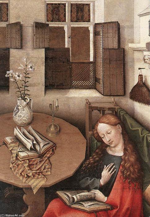 Order Oil Painting Replica Annunciation (detail), 1420 by Robert Campin (Master Of Flemalle) (1375-1444, France) | ArtsDot.com
