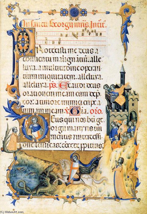 Codice di San Giorgio (Folio 85r), 1325 di Master Of The Codex Of Saint George Master Of The Codex Of Saint George | ArtsDot.com