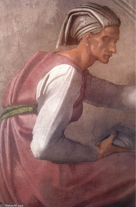 Order Oil Painting Replica Jesse - David - Solomon (detail), 1511 by Michelangelo Buonarroti (1475-1564, Italy) | ArtsDot.com