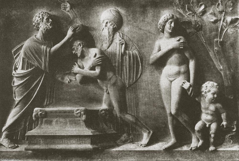 Order Art Reproductions St Mark Baptizes Anianus, 1480 by Tullio Lombardo (Tullio Solari) (1460-1532, Italy) | ArtsDot.com