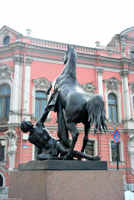 Ordinare Riproduzioni Di Quadri Cavallo Tamer (9), 1841 di Pyotr Karlovich Klodt (1805-1867, Russia) | ArtsDot.com