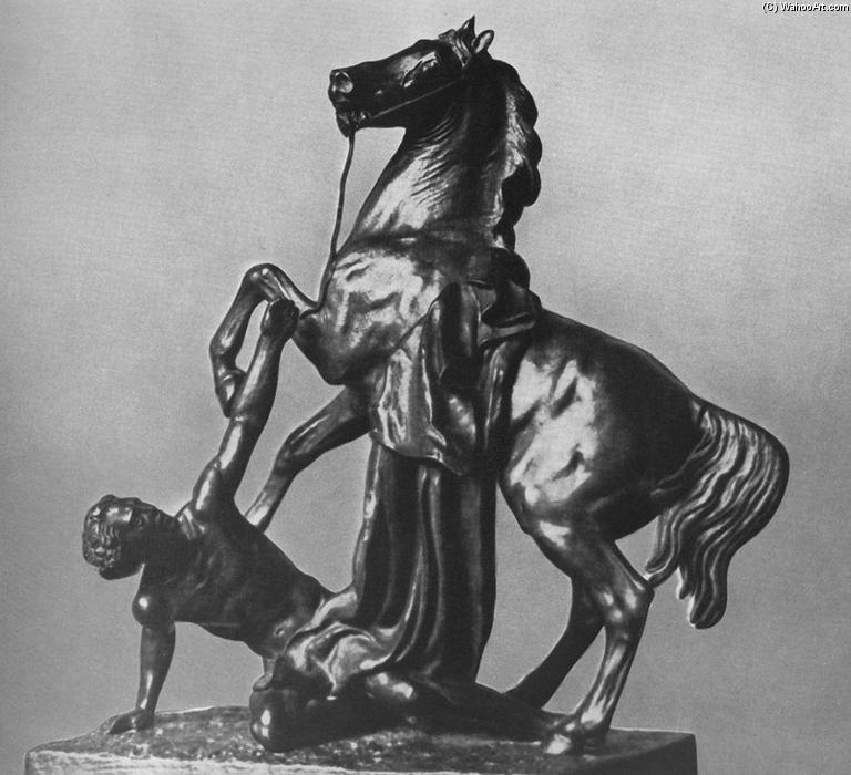 Achat Reproductions De Peintures Tameur de cheval (10), 1841 de Pyotr Karlovich Klodt (1805-1867, Russia) | ArtsDot.com