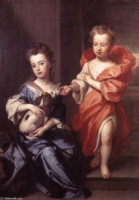 Order Oil Painting Replica Edward and Lady Mary Howard by Godfrey Kneller | ArtsDot.com