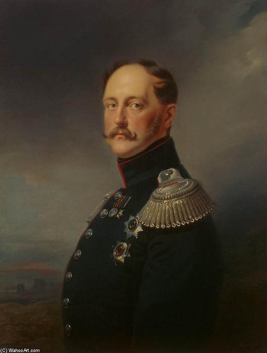 Order Art Reproductions Portrait of Emperor Nicholas I, 1852 by Franz Krüger (1797-1857, Germany) | ArtsDot.com