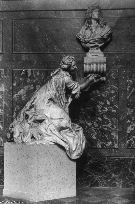 Compra Riproduzioni D'arte Del Museo Monumento a Mignard, 1743 di Jean Baptiste Ii Lemoyne (1704-1778, France) | ArtsDot.com