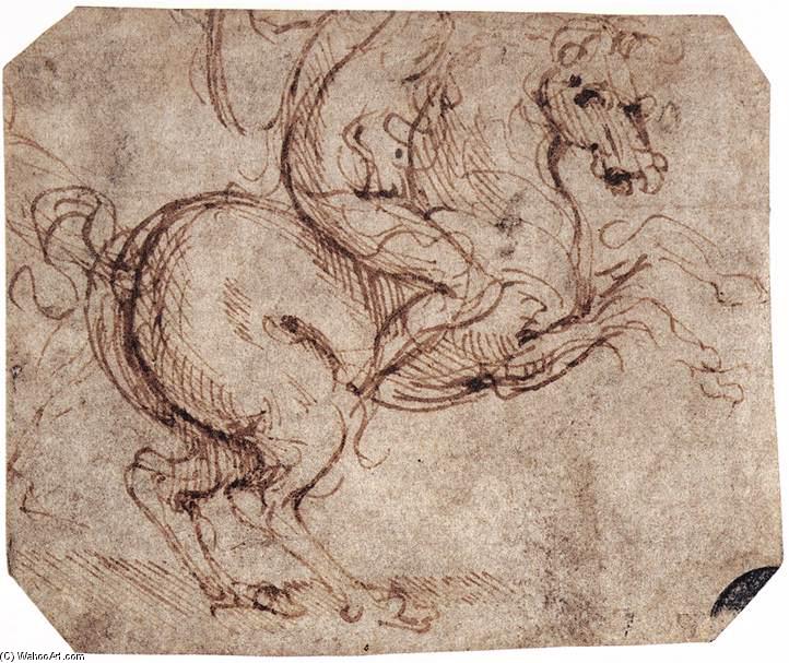 Compre Museu De Reproduções De Arte Estudo de um piloto, 1504 por Leonardo Da Vinci (1452-1519, Italy) | ArtsDot.com
