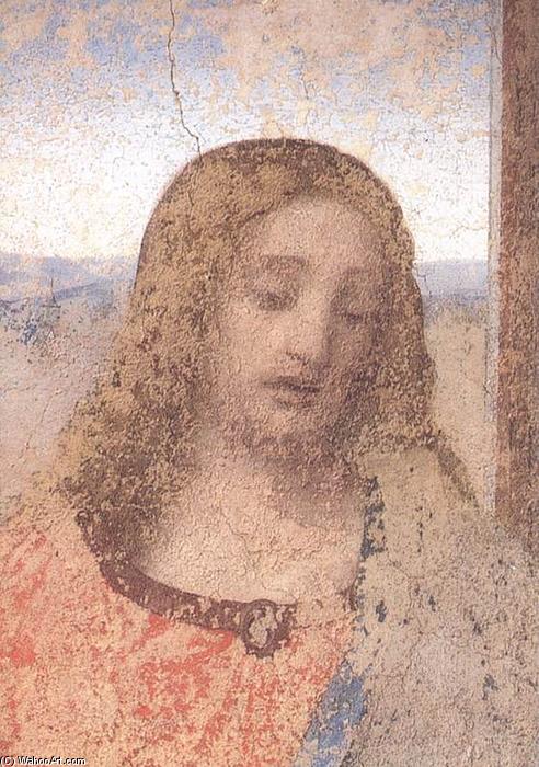 Ordinare Riproduzioni Di Belle Arti L`Ultima Cena (dettaglio), 1498 di Leonardo Da Vinci (1452-1519, Italy) | ArtsDot.com