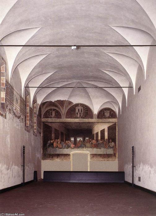 Ordinare Stampe Di Qualità Del Museo Il Refettorio con l`Ultima Cena dopo il restauro, 1498 di Leonardo Da Vinci (1452-1519, Italy) | ArtsDot.com