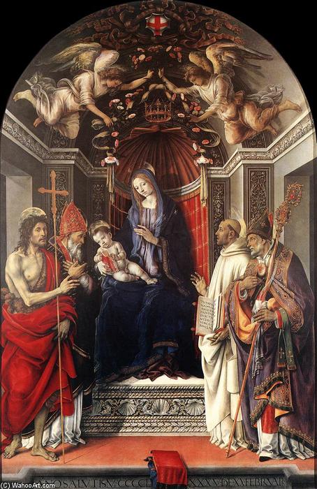 Order Art Reproductions Signoria Altarpiece (Pala degli Otto), 1486 by Filippino Lippi (1457-1504, Italy) | ArtsDot.com