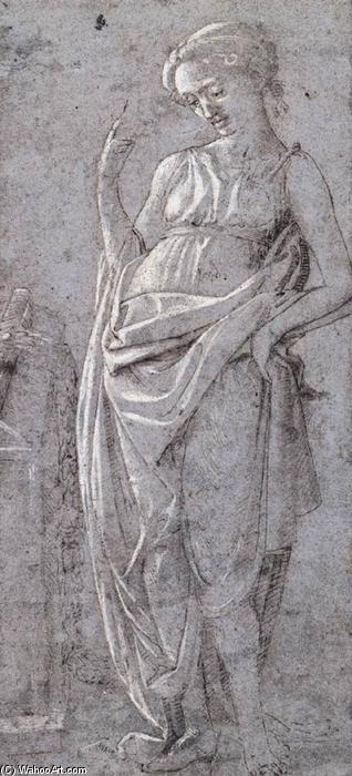 Order Oil Painting Replica Female Figure (Prophetess.), 1430 by Fra Filippo Lippi (1406-1469, Italy) | ArtsDot.com