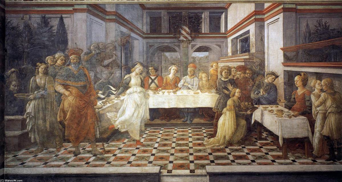 Buy Museum Art Reproductions Herod`s Banquet, 1452 by Fra Filippo Lippi (1406-1469, Italy) | ArtsDot.com