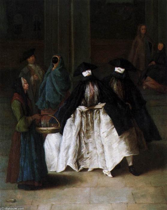 Order Paintings Reproductions The Scent-Seller, 1741 by Pietro Longhi (1701-1785, Italy) | ArtsDot.com