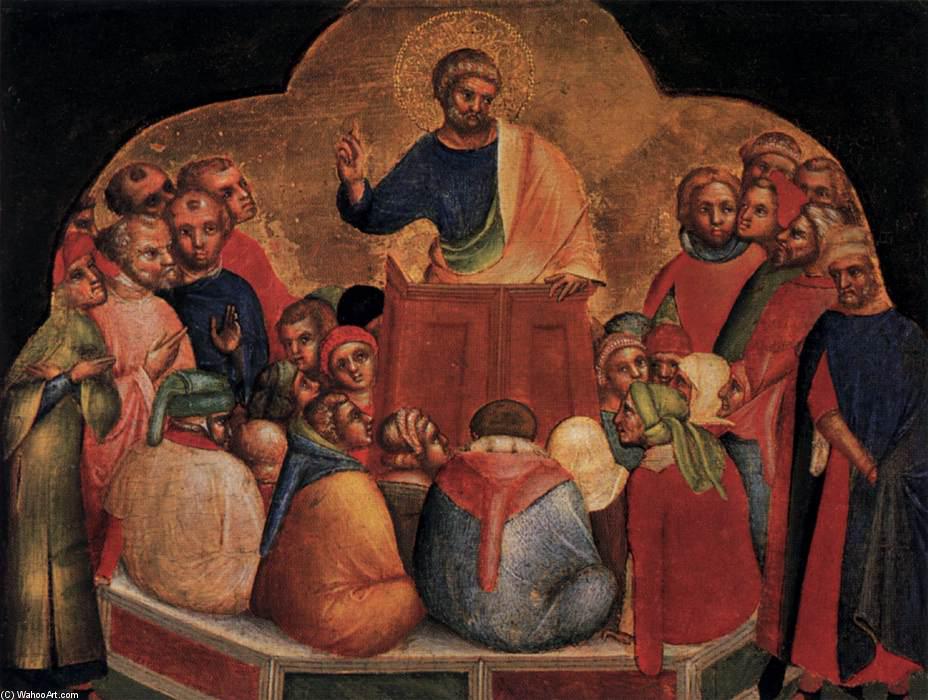 Order Oil Painting Replica Apostle Peter Preaching, 1370 by Lorenzo Veneziano (1336-1379, Italy) | ArtsDot.com