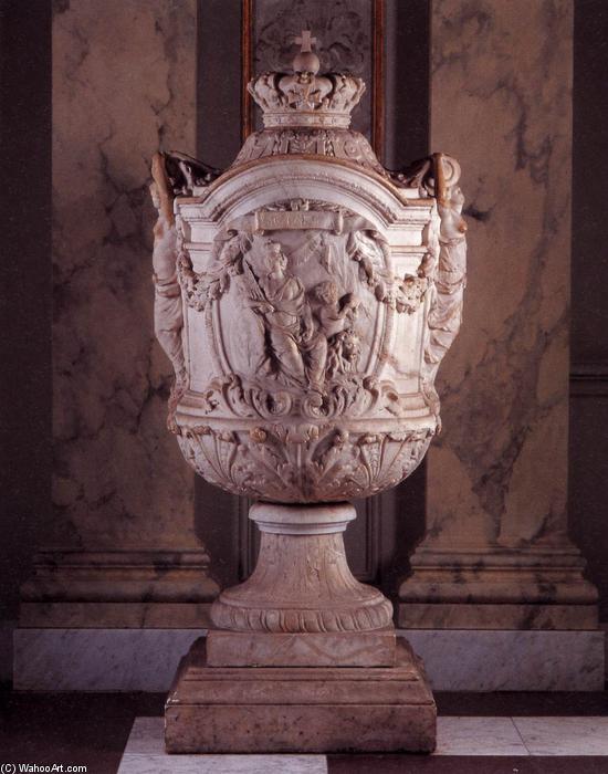 Order Oil Painting Replica Scotia-Virtus Vase, 1696 by Daniel I Marot (1661-1752, France) | ArtsDot.com