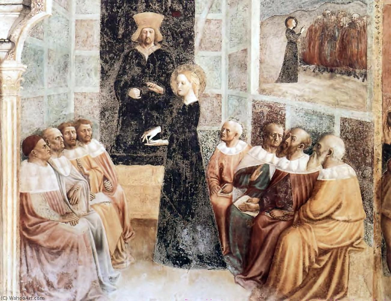 Order Oil Painting Replica The Philosophers of Alexandria, 1428 by Masolino Da Panicale (1383-1447, Italy) | ArtsDot.com