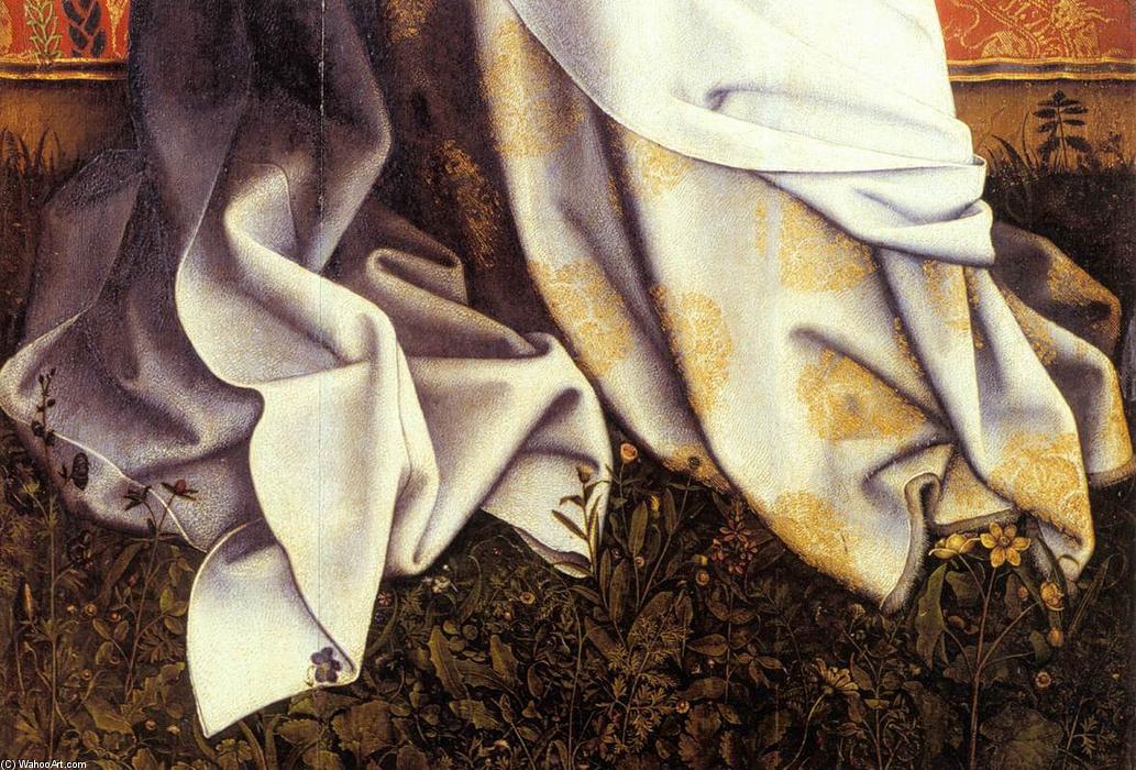 Buy Museum Art Reproductions Virgin and Child (detail), 1410 by Robert Campin (Master Of Flemalle) (1375-1444, France) | ArtsDot.com