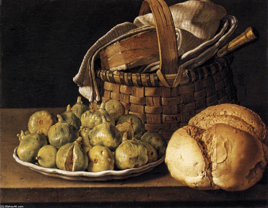 Order Artwork Replica Still-Life with Figs, 1760 by Luis Egidio Meléndez (1716-1780, Italy) | ArtsDot.com