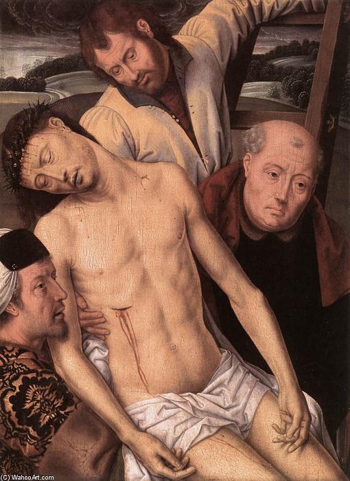 Buy Museum Art Reproductions Deposition (left wing of a diptych), 1490 by Hans Memling (1430-1494, Germany) | ArtsDot.com