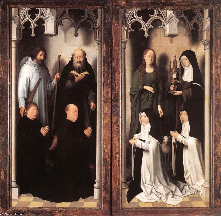 順序 絵画のコピー St John Altarpiece (閉鎖), 1474 バイ Hans Memling (1430-1494, Germany) | ArtsDot.com