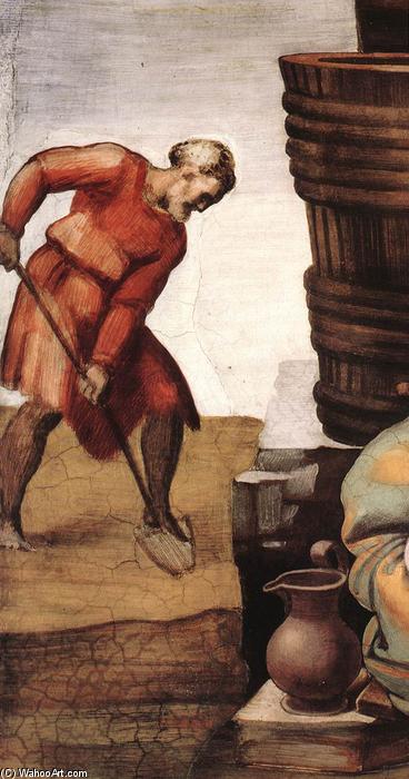 Buy Museum Art Reproductions Drunkenness of Noah (detail), 1509 by Michelangelo Buonarroti (1475-1564, Italy) | ArtsDot.com
