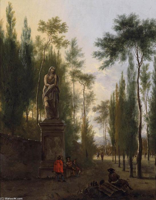 Order Paintings Reproductions Southern Landscape by Isaac De Moucheron (1667-1744, Netherlands) | ArtsDot.com