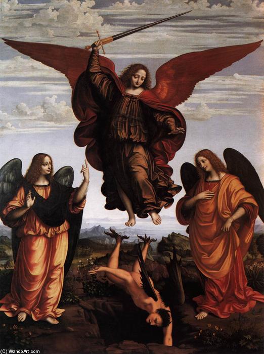 Order Art Reproductions The Three Archangels by Marco D' Oggiono (1475-1530, Italy) | ArtsDot.com