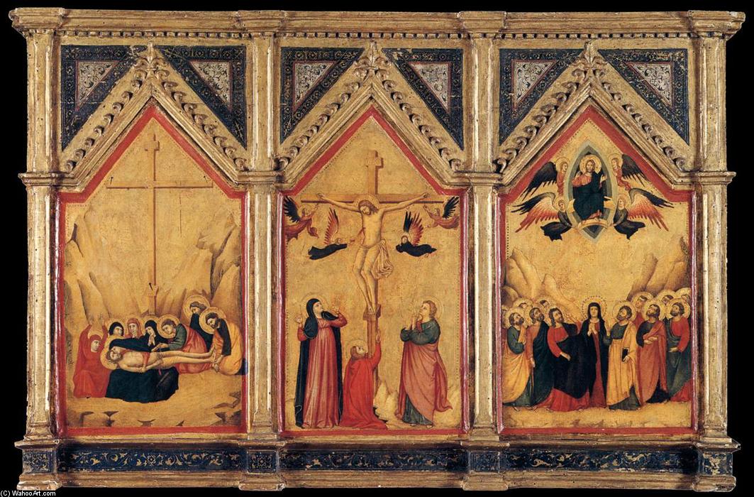 Order Artwork Replica Triptych, 1310 by Pacino Di Bonaguida (1280-1343, Italy) | ArtsDot.com