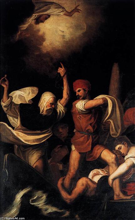 顺序 手工油畫 Miracle of St Dominic 。 通过 Padovanino (1588-1649, Italy) | ArtsDot.com