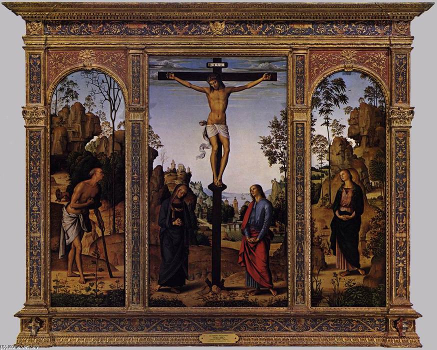 Order Paintings Reproductions The Galitzin Triptych, 1481 by Vannucci Pietro (Le Perugin) (1446-1523) | ArtsDot.com