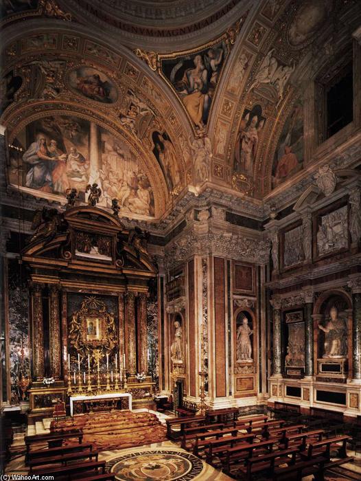 Order Artwork Replica View of the Pauline Chapel, 1600 by Flaminio Ponzio (1560-1613, Italy) | ArtsDot.com