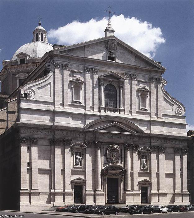 Buy Museum Art Reproductions Façade, 1571 by Giacomo Della Porta (1533-1602, Italy) | ArtsDot.com