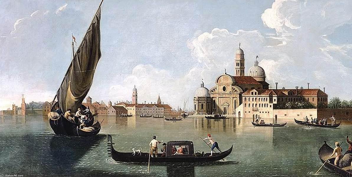 Buy Museum Art Reproductions View of San Michele, Venice by Johan Richter (Giovanni Richter) (1665-1745, Sweden) | ArtsDot.com
