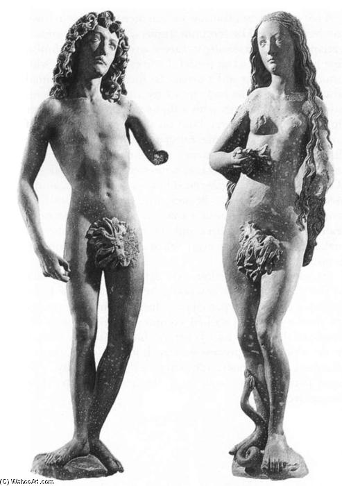 Order Art Reproductions Adam and Eve, 1491 by Tilman Riemenschneider (1460-1531, Italy) | ArtsDot.com