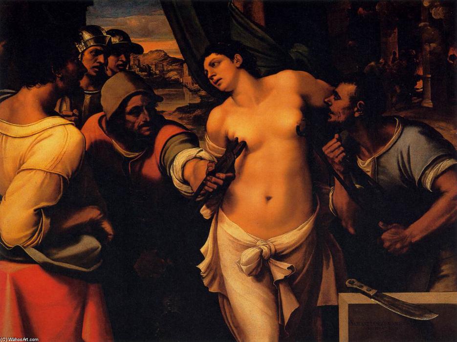 Buy Museum Art Reproductions Martyrdom of St Agatha, 1520 by Sebastiano Del Piombo (1485-1547, Italy) | ArtsDot.com