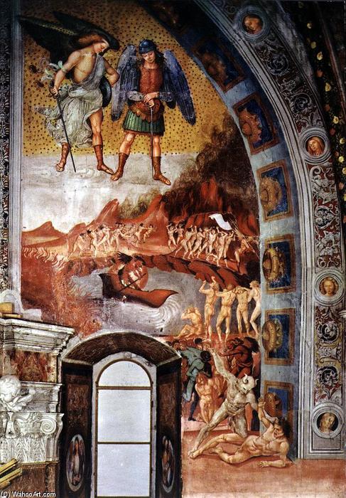 Order Oil Painting Replica The Damned Being Plunged into Hell, 1499 by Luca Signorelli (1450-1523, Italy) | ArtsDot.com