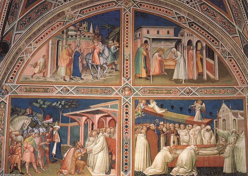 Order Oil Painting Replica Stories from the Legend of St Benedict, 1387 by Spinello Aretino (1350-1410, Italy) | ArtsDot.com