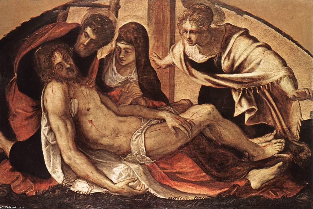顺序 畫複製 The Deposition, 1563 通过 Tintoretto (Jacopo Comin) (1518-1594, Italy) | ArtsDot.com