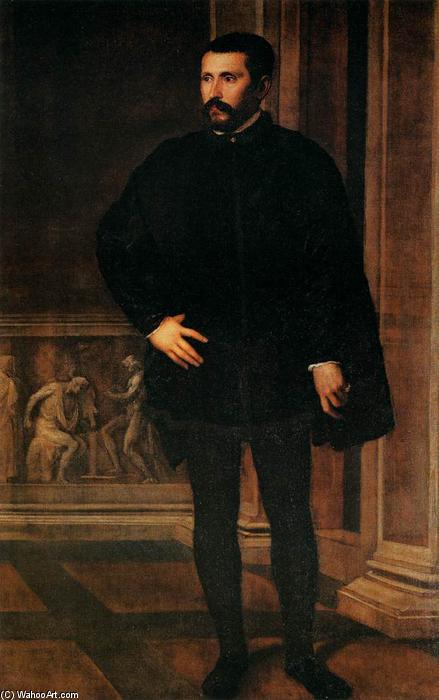 Order Oil Painting Replica Portrait of a Man, 1540 by Tiziano Vecellio (Titian) (1490-1576, Italy) | ArtsDot.com