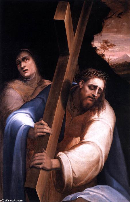 Buy Museum Art Reproductions Carrying the Cross by Giovanni De' Vecchi (1536-1614, Italy) | ArtsDot.com