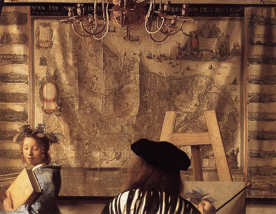 Order Oil Painting Replica The Art of Painting (detail), 1665 by Johannes Vermeer (1632-1675, Netherlands) | ArtsDot.com