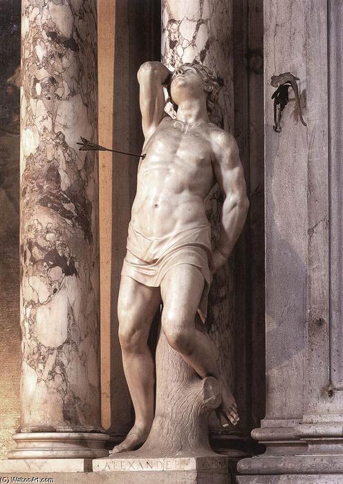 顺序 畫複製 圣赛巴斯蒂安, 1600 通过 Alessandro Vittoria (1525-1608, Italy) | ArtsDot.com