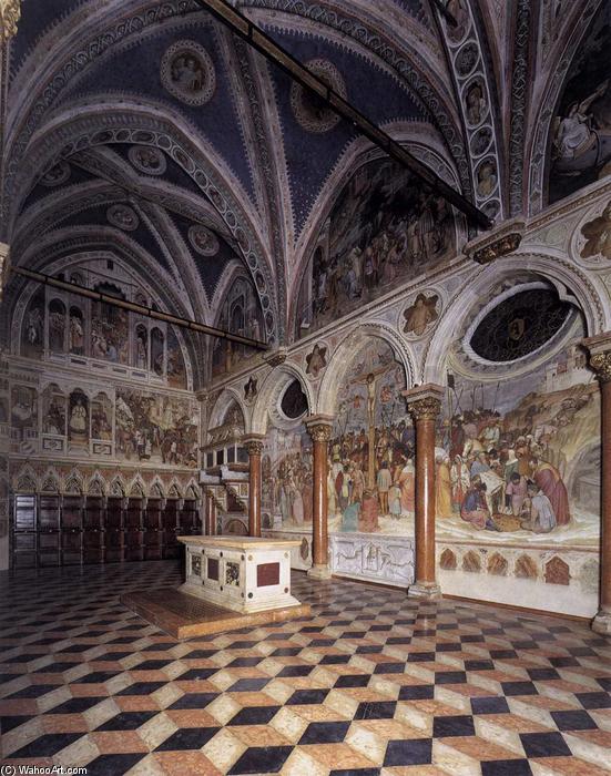 Order Paintings Reproductions View of the Cappella di San Giacomo, 1370 by Jacopo Avanzi (1350-1416, Italy) | ArtsDot.com