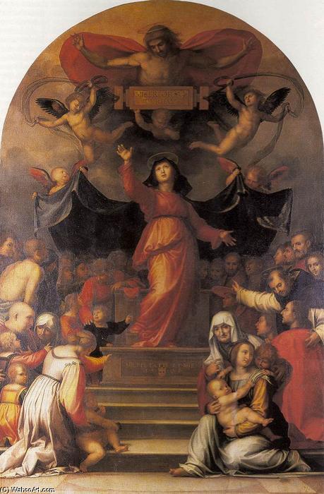 Order Art Reproductions Madonna della Misericordia, 1515 by Fra Bartolomeo (1472-1517, Italy) | ArtsDot.com