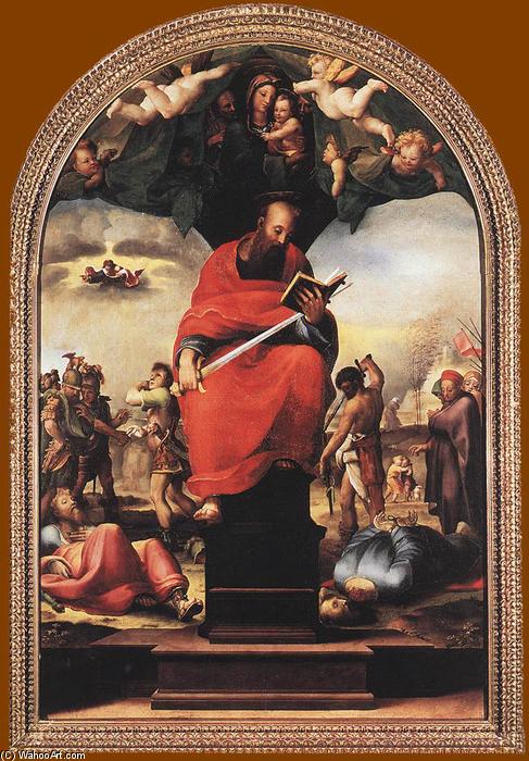 Order Paintings Reproductions St Paul, 1515 by Domenico Di Pace Beccafumi (1486-1551, Italy) | ArtsDot.com
