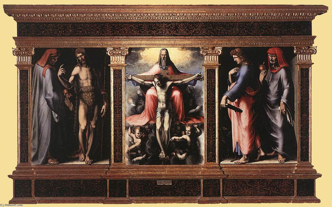Buy Museum Art Reproductions Trinity, 1513 by Domenico Di Pace Beccafumi (1486-1551, Italy) | ArtsDot.com