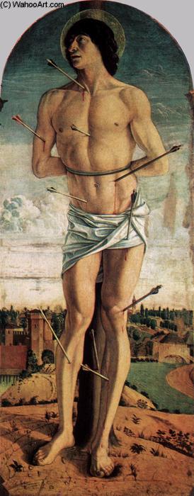 顺序 手工油畫 圣文森佐的波利普蒂奇 费雷里(右面板), 1464 通过 Giovanni Bellini (1433-1516, Italy) | ArtsDot.com